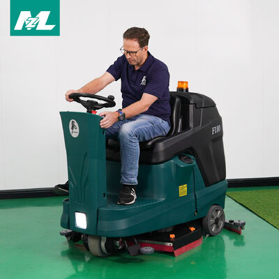 Good price 1700W Auto Ride On Scrubber Dryer Industrial Floor Cleaning Machine 110L online