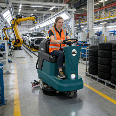 Buen precio Limpiador automático de piso para garaje del hospital en línea