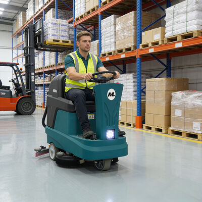 Bon prix Commercial Ride On Floor Scrubber Laveuse à laver brunisseuse Nettoyage lourd en ligne