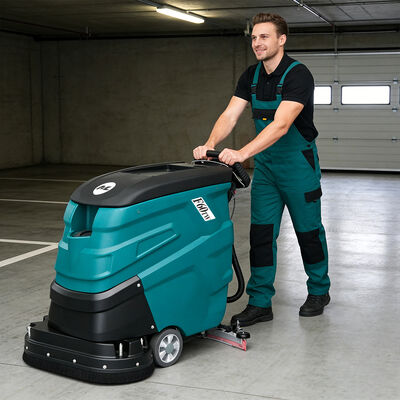 Goede prijs Hoog efficiënt wandelen achter de vloerwasser Dubbelborstel 660mm 400W Zuigkracht 3650m2/h online