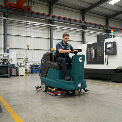 Guter Preis Gewerbliche Aufsitz-Scheuersaugmaschine mit 110L Frisch-/Schmutzwassertanks 860mm Doppelwalzenbürste Online