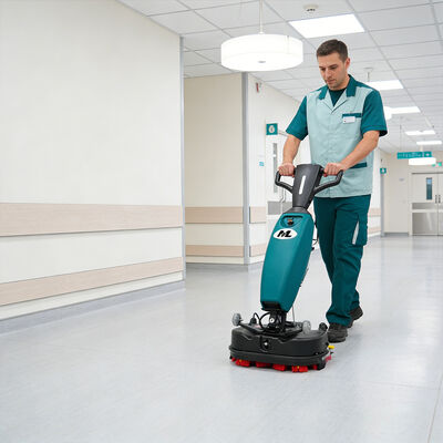 Good price Heavy‑Duty Mini Floor Scrubber with 6L Recovery Tank, Suitable for Manufacturing Plants and Farms online