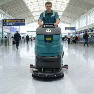 Good price Industrial Walk‑Behind Floor Scrubber with 510mm Cleaning Width and 60L Solution Tank online