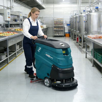 Bom preço Bateria de lítio/gel caminhar atrás do limpador de chão, motor de sucção de 400W para uso industrial on-line