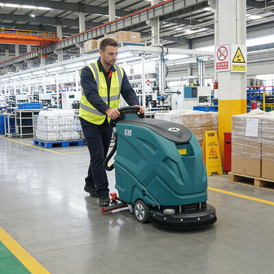 Good price Battery Walk Behind Floor Scrubber 83Ah, Long‑Lasting Power for Commercial Cleaning online