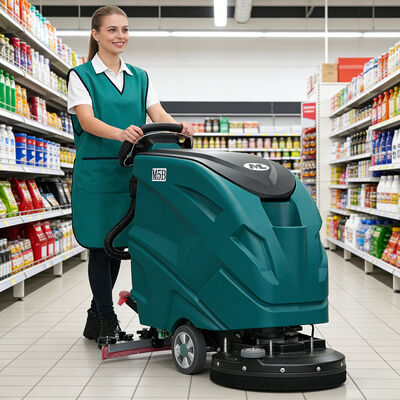 Guter Preis Bodenreinigungsmaschine mit Fahrantrieb, Industrie, 83AH Batterie, mechanisches Design Online