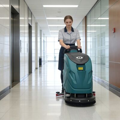 Bon prix 48 litres de réservoir marche derrière la machine de nettoyage de plancher. en ligne