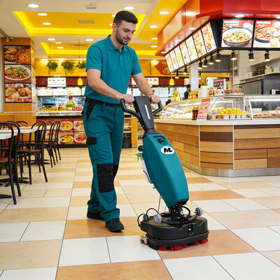 Good price Lightweight Mini Floor Scrubber Machine with 330RPM Brush Speed, Perfect for Hotels and Food Shops online