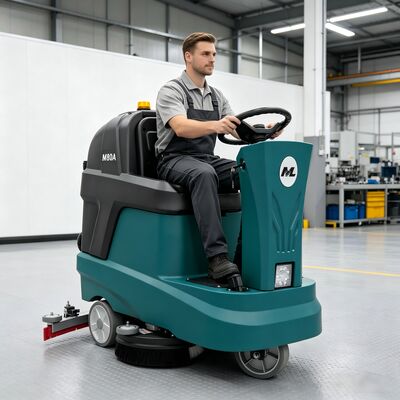 Goede prijs Commerciële Zit-vloerenschrobber Dubbele Borstel 350W×2 | 900mm Wisser | 153AH Batterij online