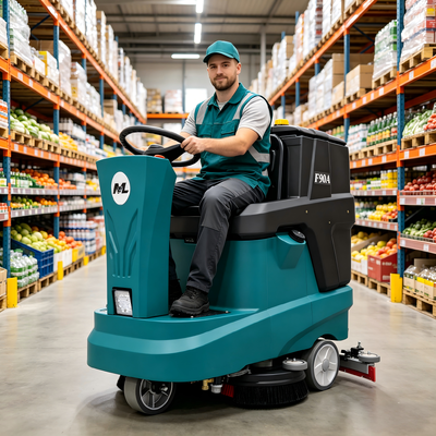 Bon prix La machine de nettoyage du sol à roulement industriel F90A 900 mm Squeegee Machine de nettoyage du sol lourde pour usine de fabrication en ligne